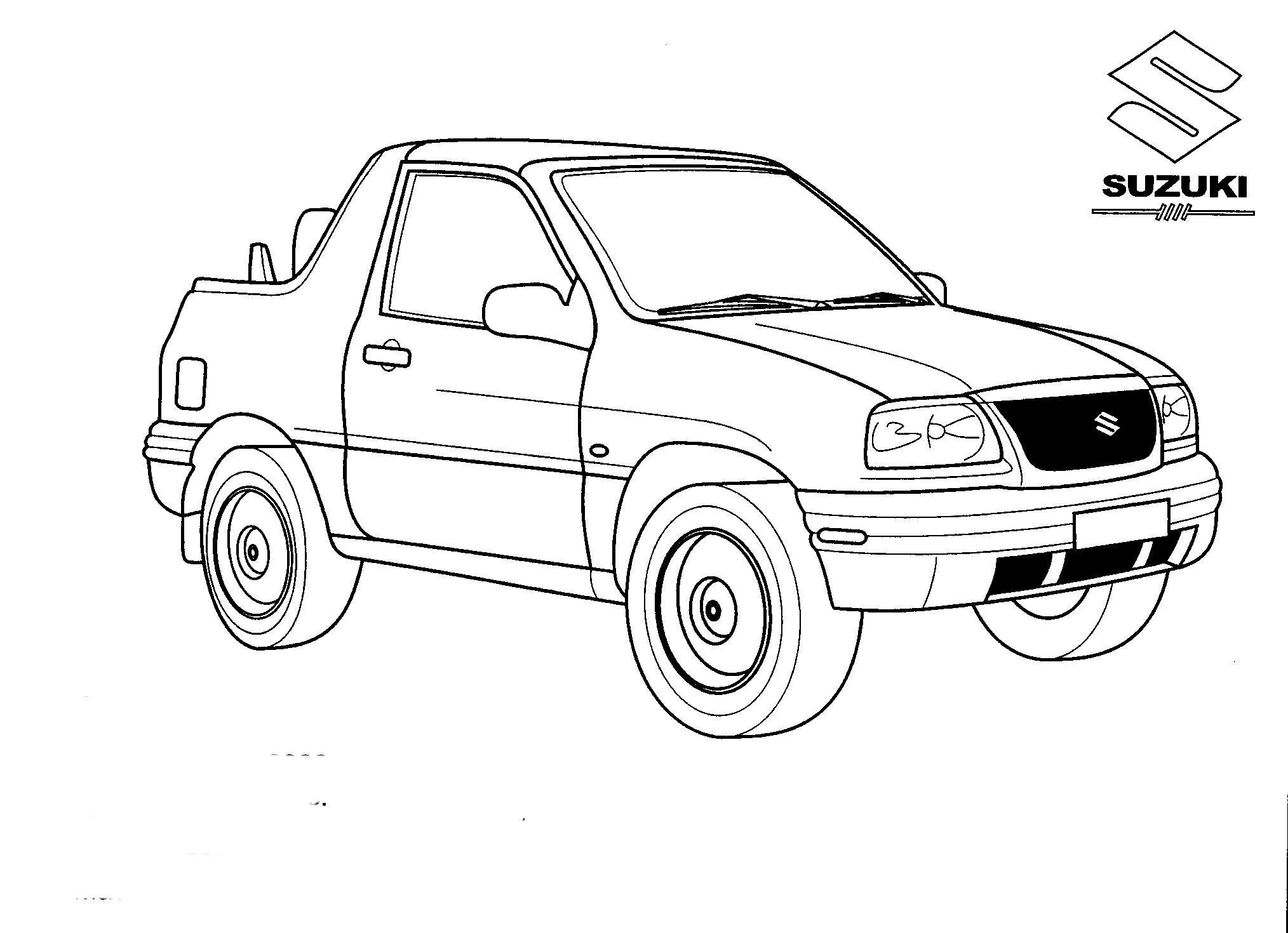 Suzuki coloring pages