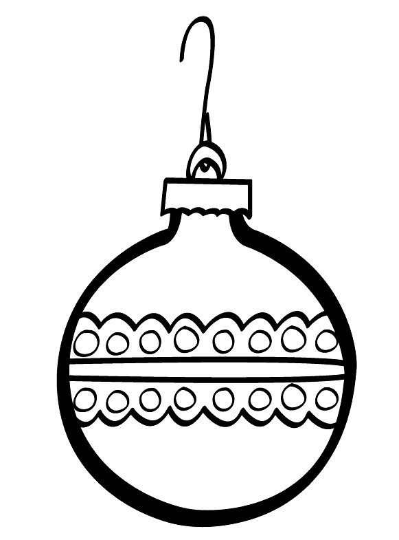 Раскраски «Новогодние шары» — 54 шаблона для бесплатной печати