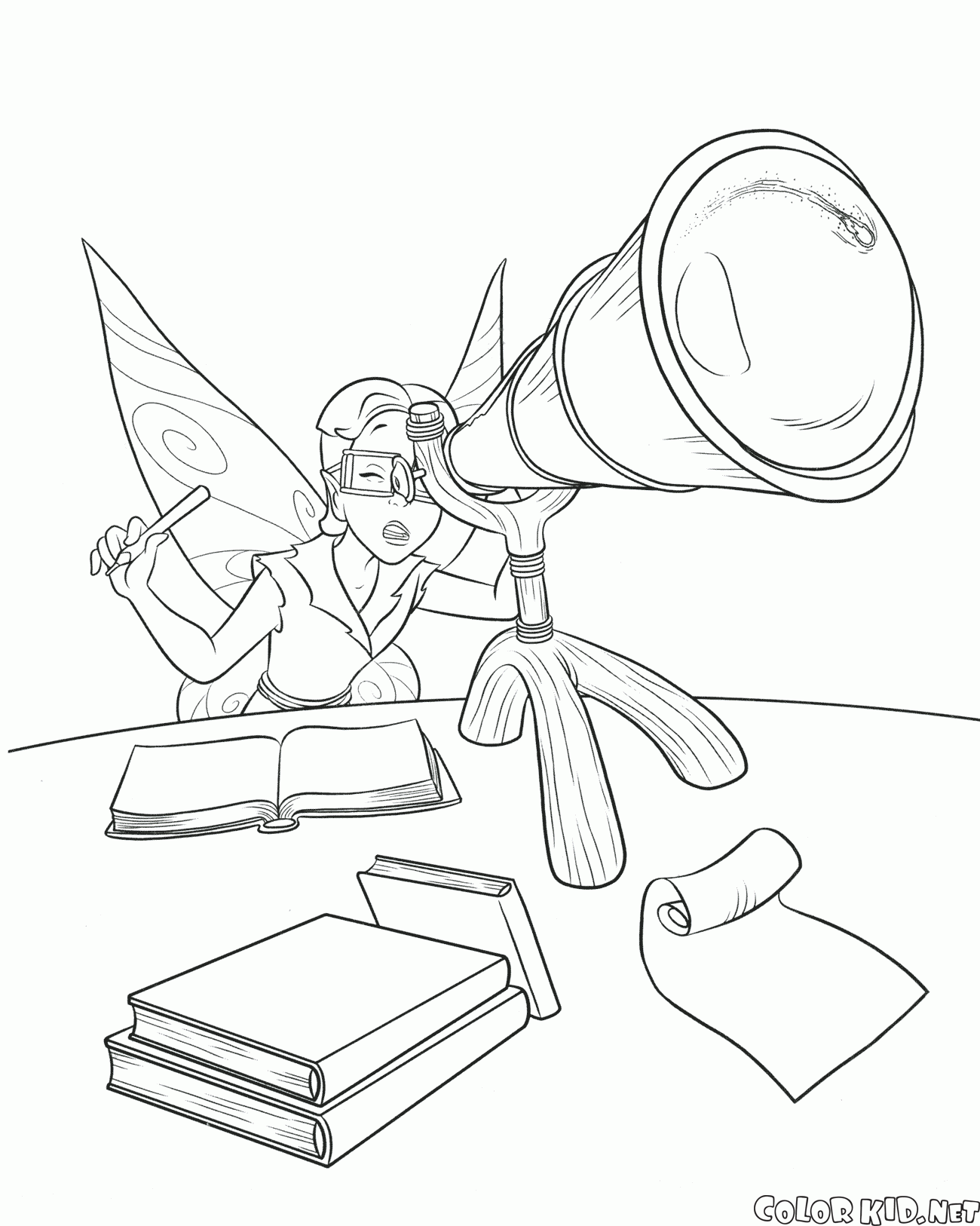 Скриббл и его телескоп