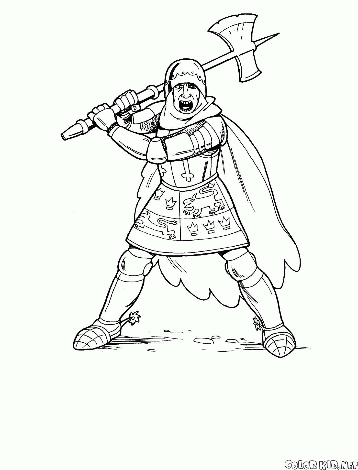 Рыцарь с боевым топором