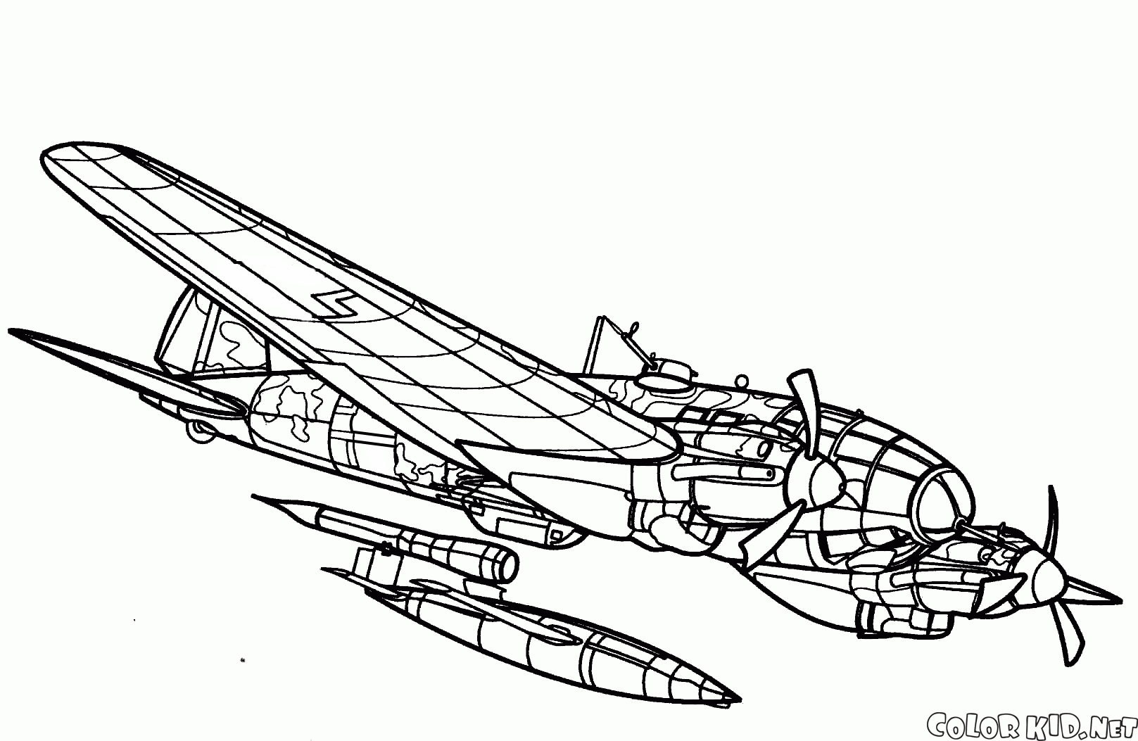 Бомбардировщик Хейнкель HE-111H-22