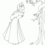 Аврора в лесу