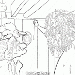 Мерида и колдунья