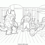 Команда в боевых костюмах