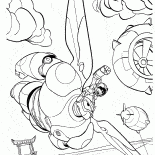 Хиро и Беймакс спасают город