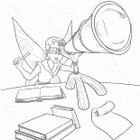 Скриббл и его телескоп