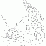 Каменные башни чудовища