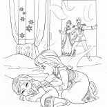 Эльза помогает Анне