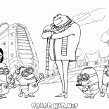 Грю и миньоны