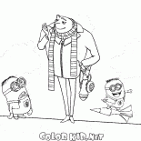 Грю и верные Миньоны