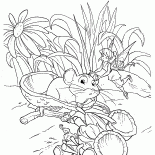 Мышка испугалась