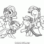 Трудолюбивые пони