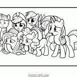 Удивление маленьких пони