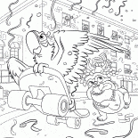 Голубчик на карнавале