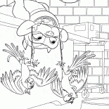 Собака на спине