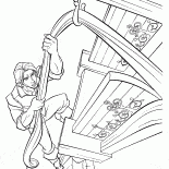 Флинн забирается наверх