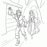 Побег Флинна и Рапунцель