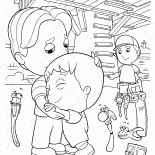 Мальчик и папа