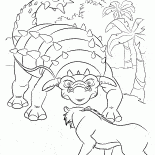 Анкилозавр и Диего