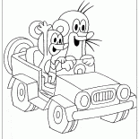 Крот и машина