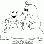 Лягушка и Крот