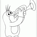 Крот и труба