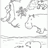 Медвежонок Ларс и лианы