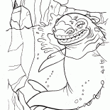 Хищная рептилия