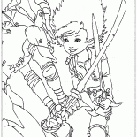 Артур сражается