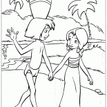 Маугли и подружка