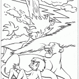 Молния в дерево