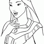 Медальон Покахонтас