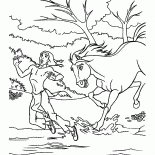 Индеец и конь