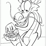 Дракончик и насекомое