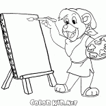 Художник мишка Гамми