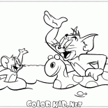 Том и Джерри на озере