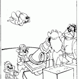 Вся команда у микроскопа