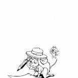 Гайка за работой