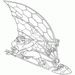 Доска с парусом