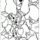 Щенки и мама