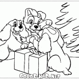 Щеночки под елкой