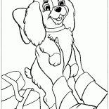 Новогодний щенок