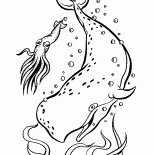 Кит в океане