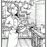 Коллет готовит