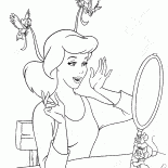 Золушка перед зеркалом