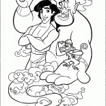 Джинни, Аладдин и Абу