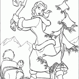 Белль нашла ёлочку