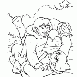 Братья борются