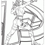 Черная вдова в бою