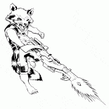 Ракета с лазерной пушкой